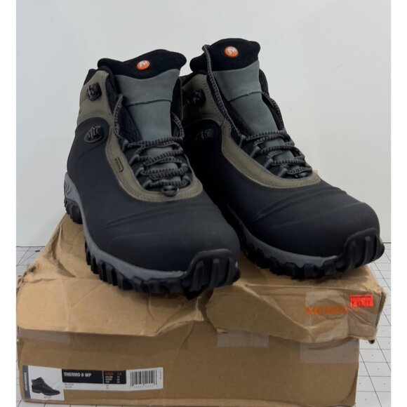 Merrell Mens Thermo 6 Insulated Winter Boots Size 14 Waterproof Black - Picture 1 of 13